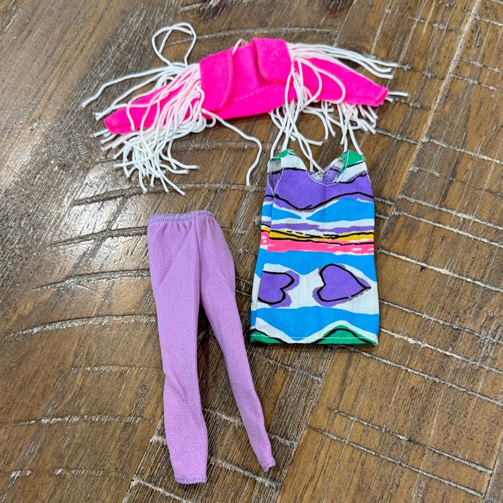 Barbie Skipper Party 'n Play Fashions 1990 #9044 Mattel 3 piece